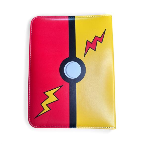 Pokemon Theme Card Binder 4 Pocket 7x9.5in Zip Album for Trading Cards TCG - Picture 4 of 9